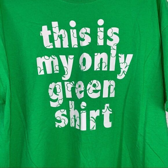 Fruit of the loom green shamrock shirt sz XL - Picture 2 of 4